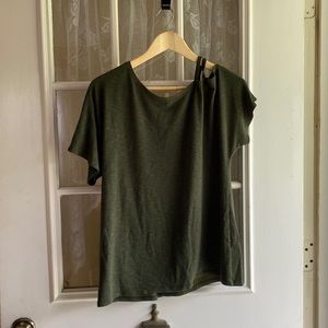 Kaileigh Dark Green Shirt